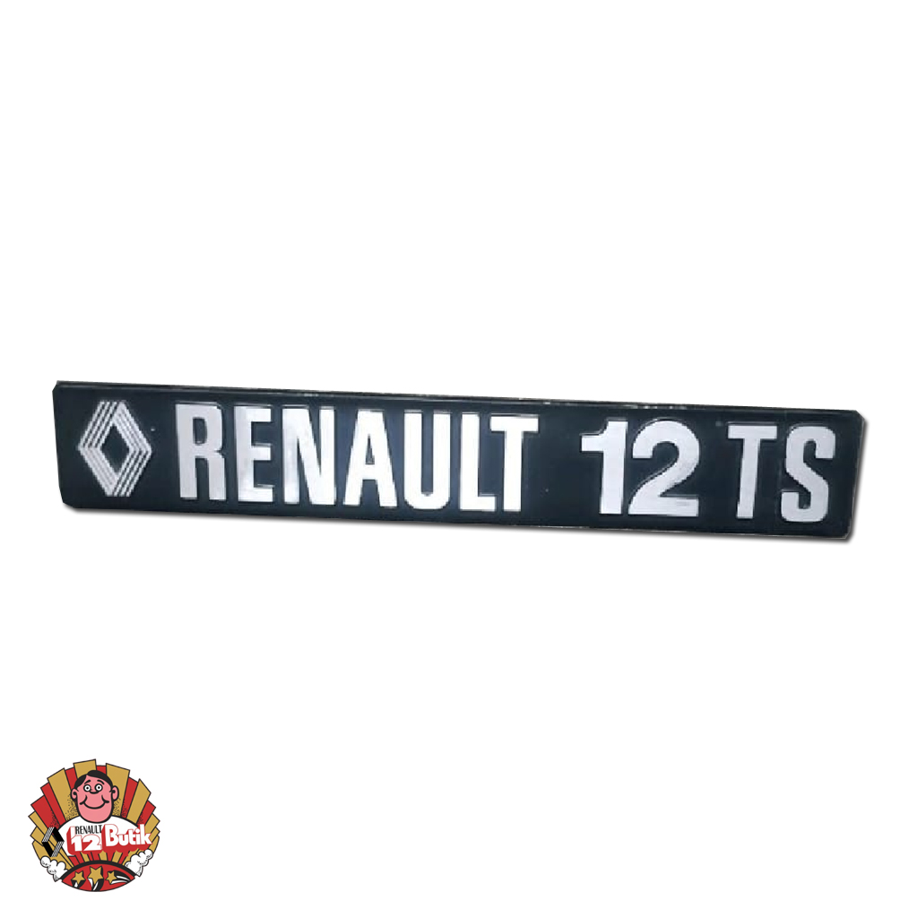 FAZ 1 MAİS RENAULT 12 TS BAGAJ YAZISI (METAL)
